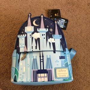 Loungefly Disney Mini Backpack Cinderella Castle- NWT